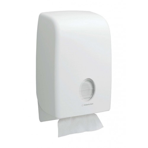 White Plastic Dispenser (Centrefold)